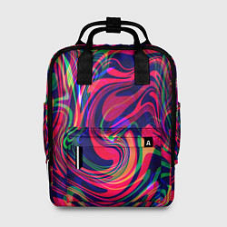 Рюкзак женский Яркие волны, цвет: 3D-принт