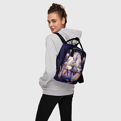 Рюкзак женский Мистический заяц, цвет: 3D-принт — фото 2