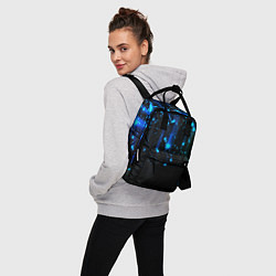 Рюкзак женский Сияющий звездопад, цвет: 3D-принт — фото 2