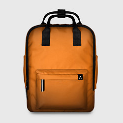 Рюкзак женский Кислотный оранжевый с градиентом, цвет: 3D-принт