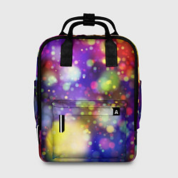 Рюкзак женский Радужные блики, цвет: 3D-принт