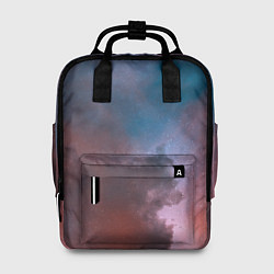 Рюкзак женский Сплетение двух космических сияний, цвет: 3D-принт