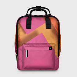 Рюкзак женский Геометрические абстрактные соединения пластин, цвет: 3D-принт
