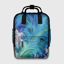 Рюкзак женский Авангардная фрактальная композиция, цвет: 3D-принт