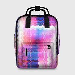 Рюкзак женский Абстрактные линии сайфай, цвет: 3D-принт