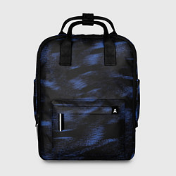 Рюкзак женский Абстракция синего, цвет: 3D-принт