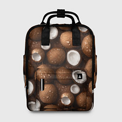 Рюкзак женский Сочная текстура из кокосов, цвет: 3D-принт