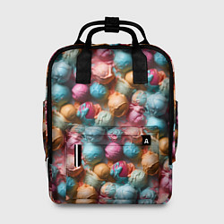 Рюкзак женский Сочный узор из мороженного, цвет: 3D-принт