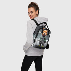 Рюкзак женский Capy - cool dude - cyberpunk, цвет: 3D-принт — фото 2