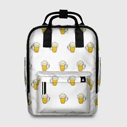 Рюкзак женский Кружки с пивом, цвет: 3D-принт