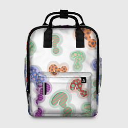 Рюкзак женский Вопросики, цвет: 3D-принт