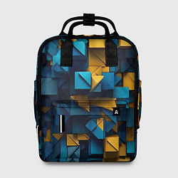 Рюкзак женский Объёмная геометрия, цвет: 3D-принт