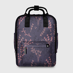 Рюкзак женский Розовые веточки, цвет: 3D-принт