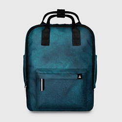 Рюкзак женский Синие туманные камешки, цвет: 3D-принт