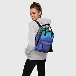 Рюкзак женский Лазурный стиль, цвет: 3D-принт — фото 2