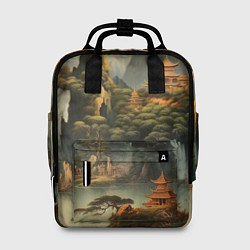Женский рюкзак Пейзаж в китайском стиле