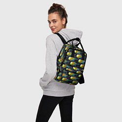 Рюкзак женский Мячики теннисные, цвет: 3D-принт — фото 2
