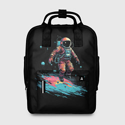 Рюкзак женский Летящий космонавт, цвет: 3D-принт