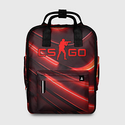 Женский рюкзак CS GO red neon