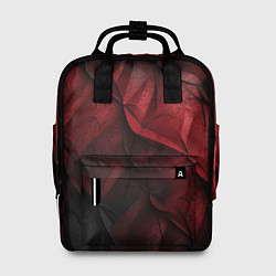 Рюкзак женский Black red texture, цвет: 3D-принт