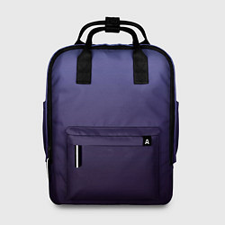 Рюкзак женский Градиент фиолетовый, цвет: 3D-принт