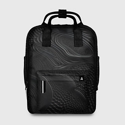 Рюкзак женский Black texture, цвет: 3D-принт
