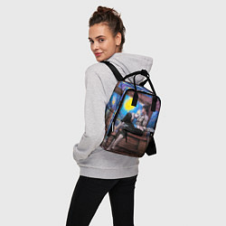 Рюкзак женский Берсерк и небо Ван Гога, цвет: 3D-принт — фото 2