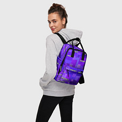 Рюкзак женский Minecraft pattern logo, цвет: 3D-принт — фото 2