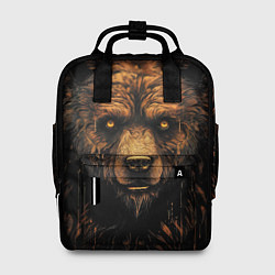 Женский рюкзак Медведь иллюстрация
