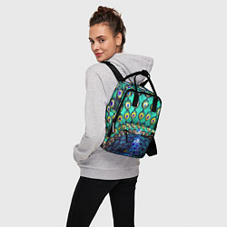 Рюкзак женский Павлин во всей красе, цвет: 3D-принт — фото 2