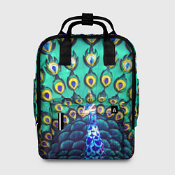 Рюкзак женский Павлин во всей красе, цвет: 3D-принт