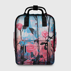 Рюкзак женский Цветочная аура, цвет: 3D-принт