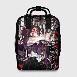 Рюкзак женский Кокушибо высшая луна - Клинок демонов, цвет: 3D-принт