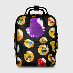Рюкзак женский Хитрый эмоджи, цвет: 3D-принт