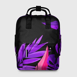 Рюкзак женский Floral composition - neon, цвет: 3D-принт