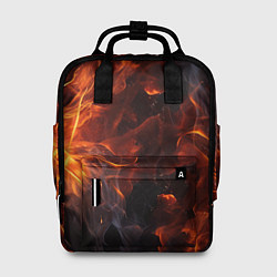 Рюкзак женский Огонь и искры, цвет: 3D-принт