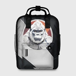 Рюкзак женский Белая горилла, цвет: 3D-принт
