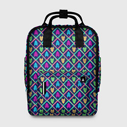 Рюкзак женский Цветные чертики, цвет: 3D-принт