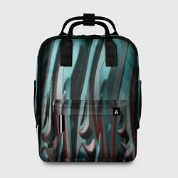 Рюкзак женский Металлический рельеф, цвет: 3D-принт