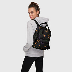 Рюкзак женский Тыквы яркие, цвет: 3D-принт — фото 2