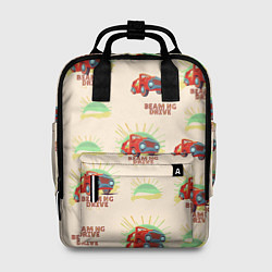 Рюкзак женский Машина ретро, цвет: 3D-принт