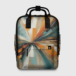 Женский рюкзак Цветная абстракция - нейросеть
