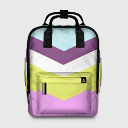 Рюкзак женский Спортивный цвет семидесятых, цвет: 3D-принт