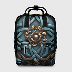 Женский рюкзак Симметричный орнамент в кельтской стилистике