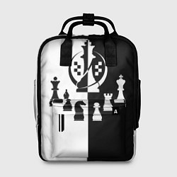 Рюкзак женский Шахматист гроссмейстер, цвет: 3D-принт