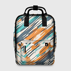 Рюкзак женский Абстракция разноцветная, цвет: 3D-принт