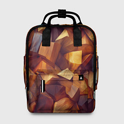 Рюкзак женский Паттерн камни и кристаллы, цвет: 3D-принт