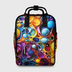 Рюкзак женский Космическая фантазия, цвет: 3D-принт