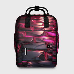 Женский рюкзак Неоновые фиолетовые и розовые камни