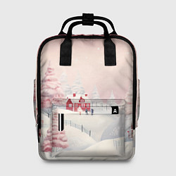 Женский рюкзак Снежное сияние ночи